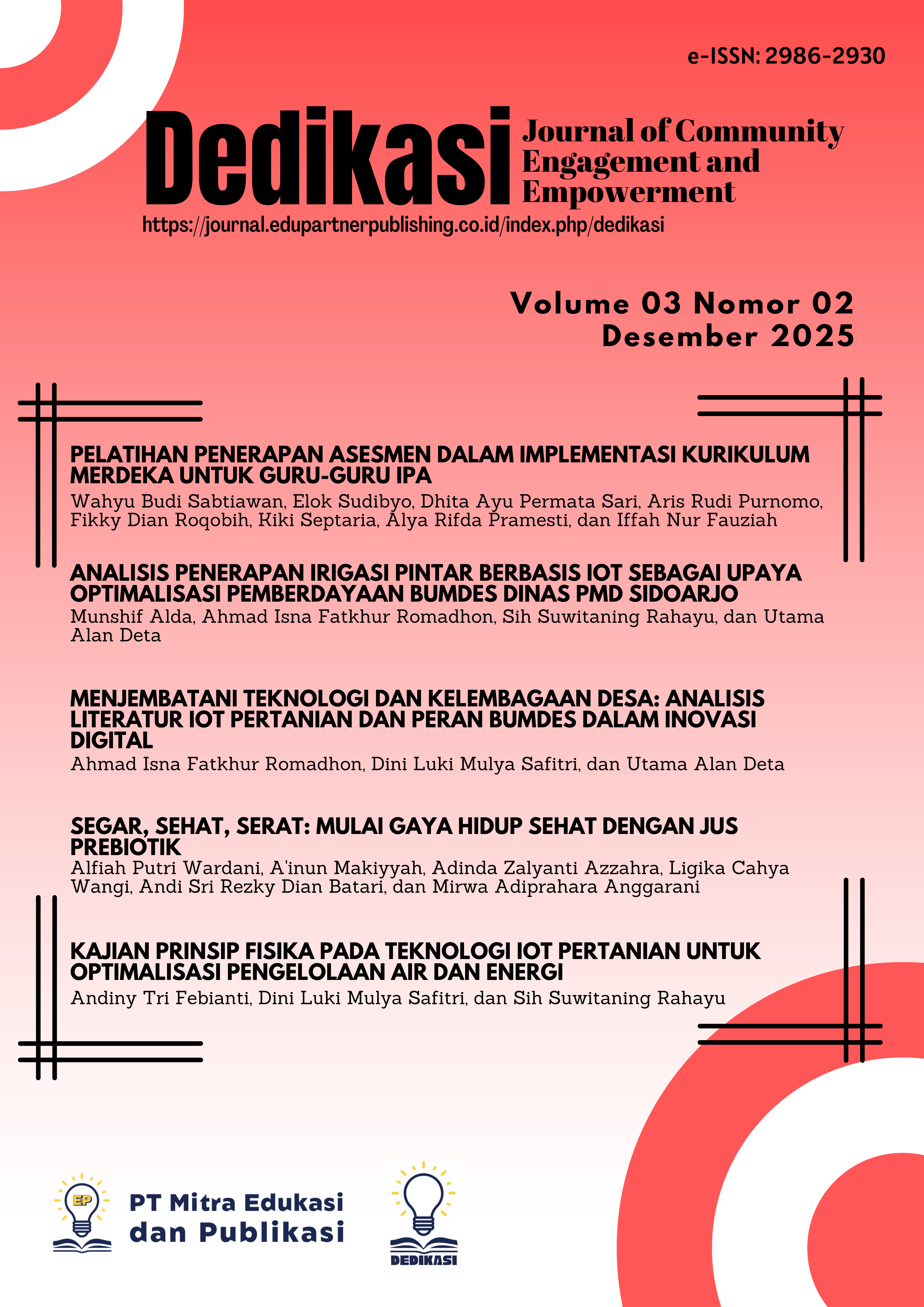 					View Vol. 3 No. 2 (2025): Desember 2025
				